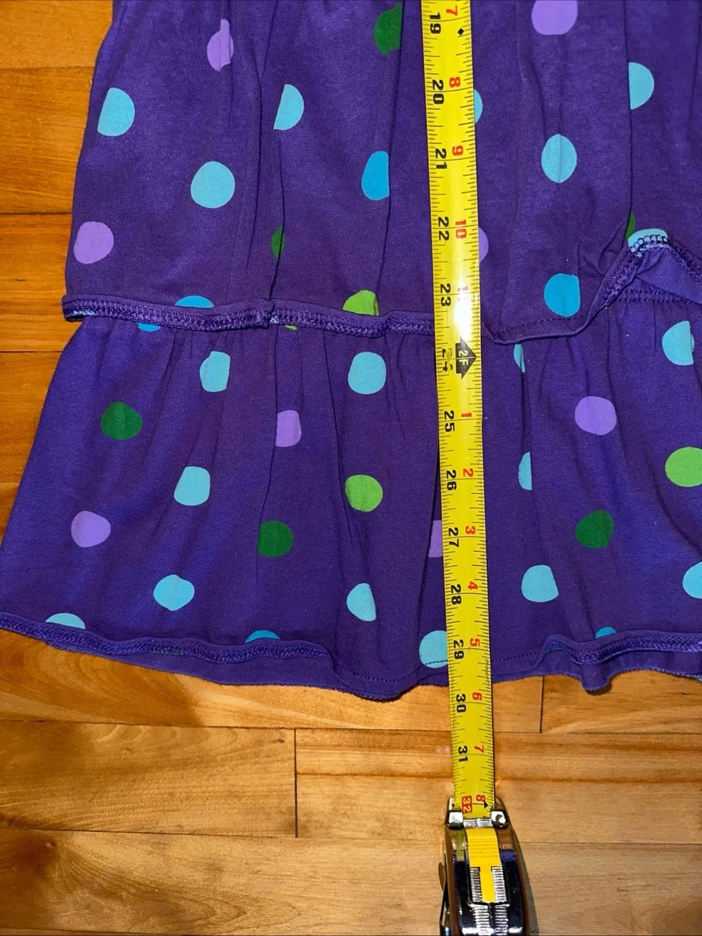 Gap kids Purple Polka Dot Tiered Spaghetti Strap Dress